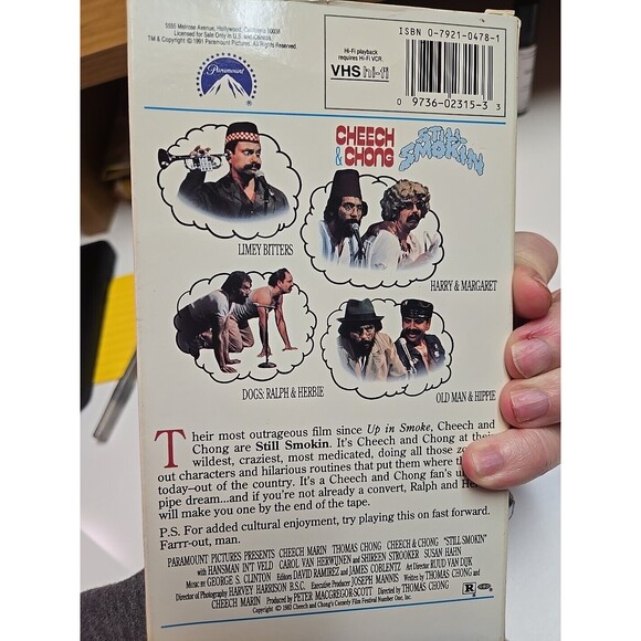 Cheech & Chong Up In Smoke Still Smokin VHS Tape Lot Comedy Movies - Picture 3 of 8